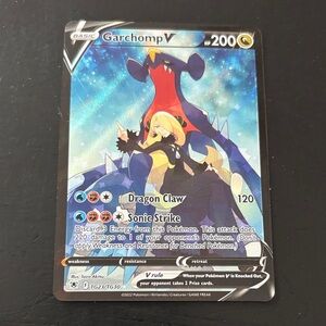 Pokemon Garchomp V Trading Card - ultra rare